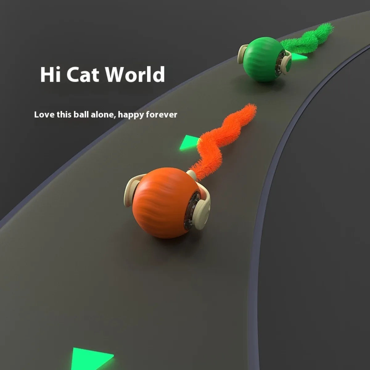 Automatic Drag Ball Toy for Pets